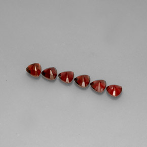 Pedras preciosas de espinélio vermelho natural de  ct, trillion, VS