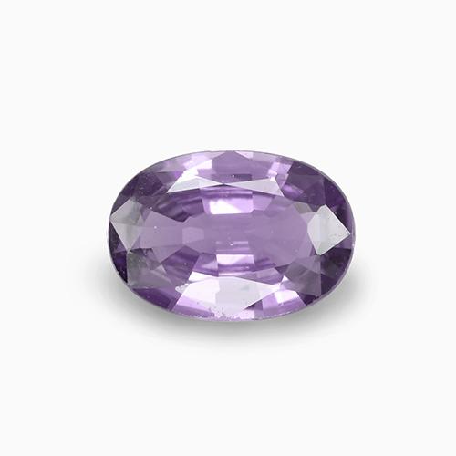 Espinélio violeta natural 0,67ct, corte oval, VVS