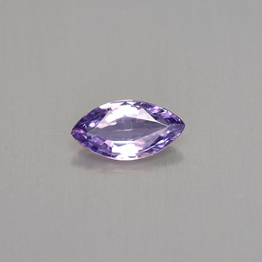 Espinélio violeta natural 0,51ct, marquise, VS