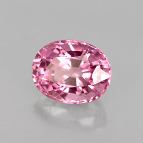 Espinélio rosa natural 1,09ct, corte oval, VVS-VS