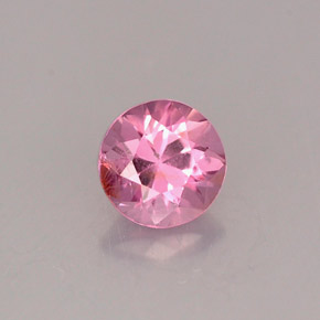 Espinélio rosa natural 0,51ct, corte redondo, VS-SI