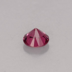 Espinélio violeta natural 0,38ct, corte redondo, VVS-VS