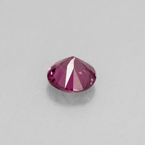 Espinélio violeta natural 0,36ct, corte redondo, VS