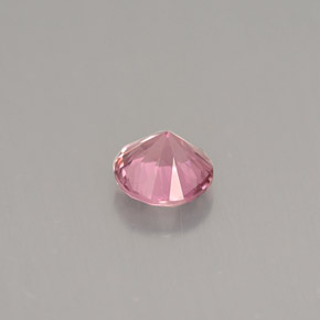 Espinélio rosa natural 0,44ct, corte redondo, VVS-VS