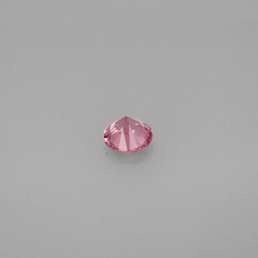 Espinélio rosa natural 0,39ct, corte redondo, VVS