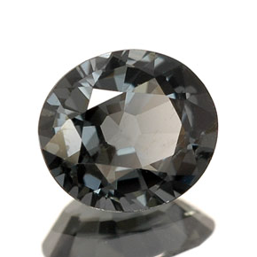 Espinélio azul natural 0,91ct, corte oval, VS