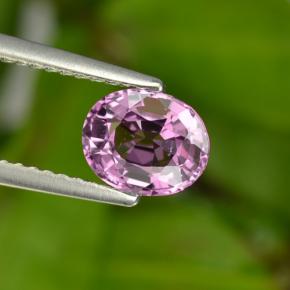 Espinélio roxo natural 1,19ct, corte oval, VS-SI