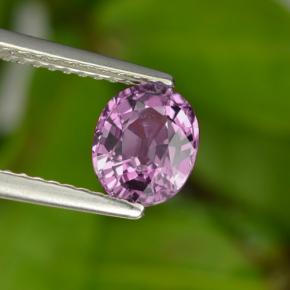 Espinélio roxo natural 1,19ct, corte oval, VS-SI