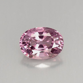 Espinélio violeta natural 1,42ct, corte oval, VVS