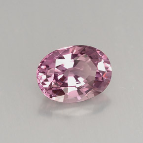 Espinélio violeta natural 1,42ct, corte oval, VVS