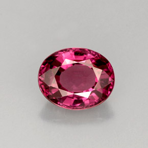 Espinélio violeta natural 1,40ct, corte oval, VS