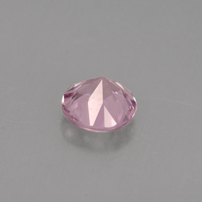 Espinélio rosa natural 0,44ct, corte redondo, VVS