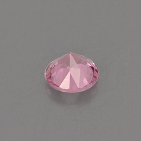 Espinélio rosa natural 0,46ct, corte redondo, VS