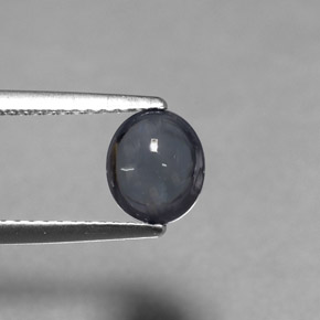 Espinélio cinza natural 1,32ct, corte oval, transparente