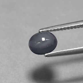 Espinélio cinza natural 1,32ct, corte oval, transparente