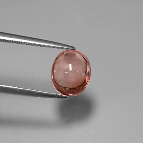 Espinélio rosa natural 2,47ct, corte oval, transparente