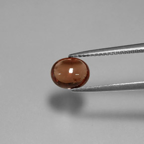 Espinélio laranja natural 1,61ct, corte oval, transparente