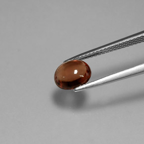 Espinélio laranja natural 1,61ct, corte oval, transparente