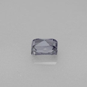 Espinélio violeta natural 0,55ct, baguete, VS