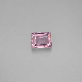 Espinélio rosa natural 0,50ct, baguete, VS