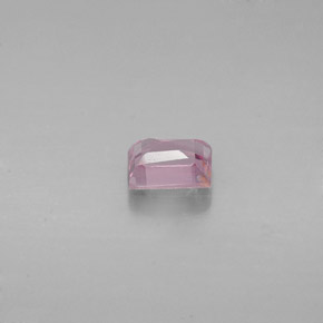 Espinélio rosa natural 0,50ct, baguete, VS