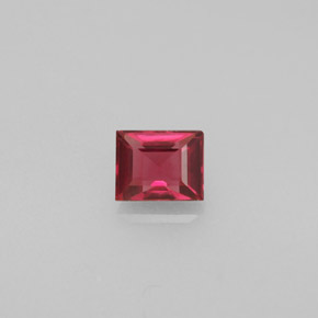 Espinélio vermelho natural 0,43ct, baguete, VS