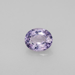 Espinélio violeta natural 0,77ct, corte oval, VS