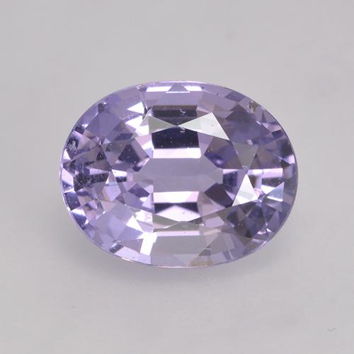 Espinélio violeta natural 1,48ct, corte oval, VVS-VS