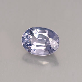 Espinélio azul natural 1,07ct, corte oval, VVS-VS