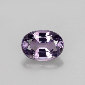 Espinélio violeta natural 1,01ct, corte oval, VVS