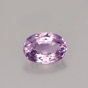 Espinélio violeta natural 1,06ct, corte oval, VVS