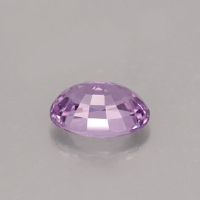 Espinélio violeta natural 1,06ct, corte oval, VVS