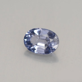 Espinélio azul natural 0,71ct, corte oval, VS