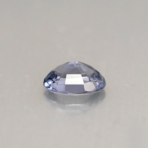 Espinélio azul natural 0,71ct, corte oval, VS