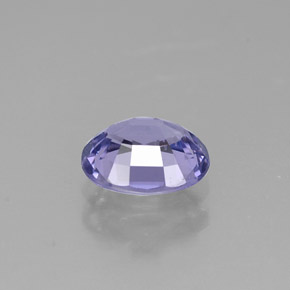 Espinélio violeta natural 0,78ct, corte oval, VS