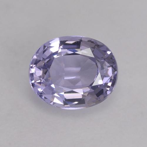 Espinélio violeta natural 0,80ct, corte oval, VVS-VS