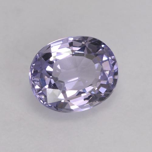 Espinélio violeta natural 0,80ct, corte oval, VVS-VS