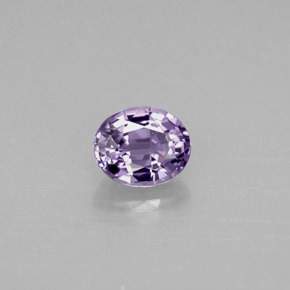Espinélio violeta natural 0,88ct, corte oval, VVS