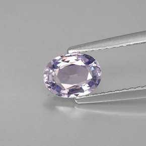 Espinélio violeta natural 0,89ct, corte oval, VVS