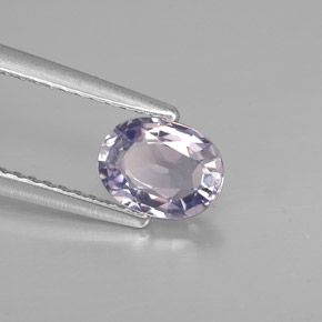 Espinélio violeta natural 0,89ct, corte oval, VVS