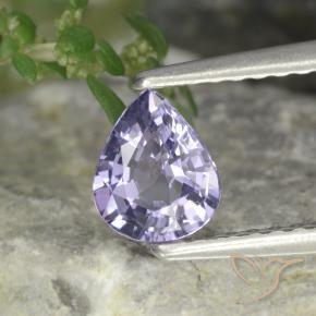 Espinélio Violeta rosado Natural 0.63ct, Formato de pêra, VVS-VS