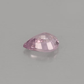 Espinélio rosa natural 0,58ct, formato de pêra, VVS-VS