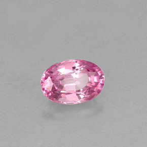 Espinélio rosa natural 0,55ct, corte oval, VS