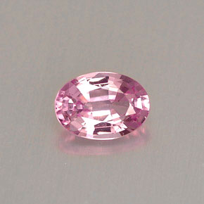 Espinélio rosa natural 0,52ct, corte oval, VVS-VS