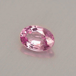 Espinélio rosa natural 0,52ct, corte oval, VVS-VS