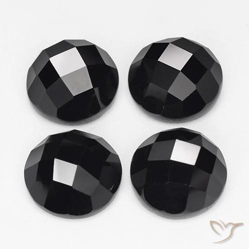 19.96ctw Natural Preto Espinélio, Redondo, Opaco