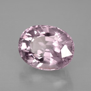 Espinélio violeta natural 4,57ct, corte oval, VS
