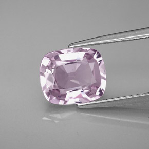 Espinélio violeta natural 2,43ct, almofada cortada, VVS-VS