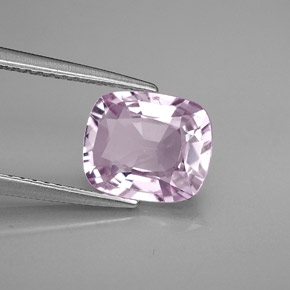Espinélio violeta natural 2,43ct, almofada cortada, VVS-VS