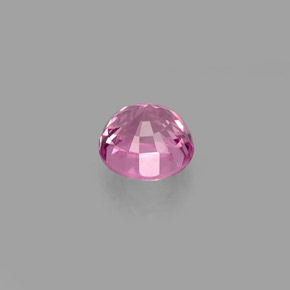 Espinélio rosa natural 0,60ct, corte redondo, VVS-VS